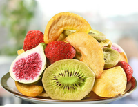 Premium Gefreeze-droogde Zoete Fruitmix Schijfjes Bulkverpakking 100% Natuurlijk Zonder Toevoegingen Rijk aan Antioxidanten Water Baking Snacks Granen