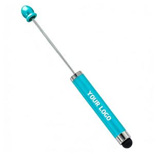 Bolígrafos de Metal con Cuentas y Logotipo Personalizado para Regalos de Actividades Empresariales de Oficina - Product Image 1
