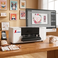 Nouvelle imprimante jet d'encre DTF avec encre pigmentée XP600, connectivité USB/Wi-Fi pour l'impression de sweats à capuche, casquettes et étiquettes