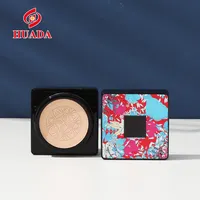 Caixa compacta de empacotamento de cosméticos, creme cc blush premium compacto para almofadas