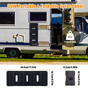 <b>Solar</b> <b>Panels</b> 30W Usb Foldable <b>Mini</b> 30W <b>Solar</b> Pane Outdoor Waterproof Portable Foldable <b>Solar</b> <b>Panels</b> SPF080 SMAR - Product Image 6