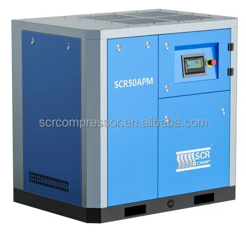 Manufacturer produces safe 30HP 40HP 50HP screw air compressor 75KW