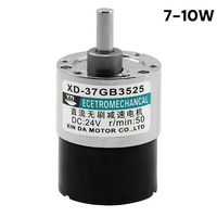 Moteur à engrenages à vitesse variable sans balais PLC 6 mm 5-600 tr/min réversible 12 V/24 V Vente en gros