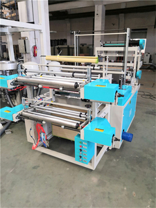 عالية السرعة الكمبيوتر التحكم سترة مسطحة المتداول حقيبة صنع آلة مزدوجة طبقة البلاستيك تي شيرت ماكينة صناعة الأكياس - Product Image 4