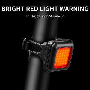 Luz LED Combinada Delantera y Trasera <span class=keywords><strong>de</strong></span> 250 mAh para Bicicleta <span class=keywords><strong>de</strong></span> Montaña, Resistente al Agua IPX4, para Ciclismo Nocturno - Product Image 3