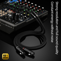 Câble audio micro XLR double en cuivre pur, XLR mâle XLR femelle pour système home cinéma HiFi, moniteur, projecteur