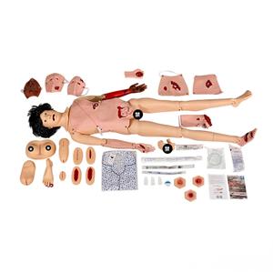 Maniquí de Entrenamiento para el Cuidado de Heridas con Funciones Completas, Simulación de Trauma, Modelo <span class=keywords><strong>Humano</strong></span> para Prácticas de Enfermería, Disponible en Hombre y Mujer - Product Image 2