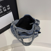 Sacs à main en denim pour femmes 2025 Designer épaule sacs à bandoulière Jean sacs à main Logo personnalisé