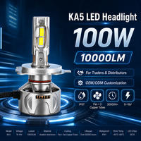 Ampoules LED pour voiture SFIDA KA5 12V, neuves, 6000K, 100W, 10000LM, phares et feux antibrouillard