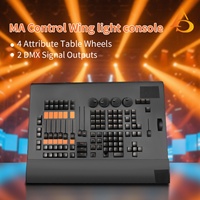 AICPOSE Équipement de Scène Professionnel Ma Illuminate Contrôleur DMX Console Wing DMX 512 avec Flight Case