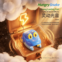Jouet Serpent Magnétique RC 2.4G MILI avec Yeux Lumineux, Jeu de Combat pour 2 Joueurs, Serpent Mordant, Jouet Interactif Éducatif pour Enfants
