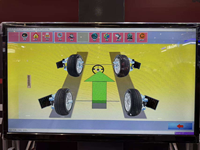 Máquina de Alineación de Ruedas 3D con 2 Pantallas, Cámara Sony e Impresora HP, Máquina de Alineación de Cuatro Ruedas 3D