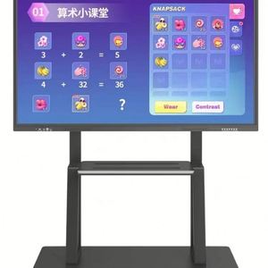 55 65 pouces Smart Board classe tableau blanc interactif prix écran tactile Lcd éducation conférence formation tout-en-un Machine - Product Image 1