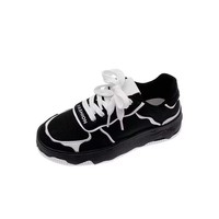 Automne hiver INS Style rétro noir baskets antidérapantes unisexe Niche collège allemand entraînement sport maille semelle épaisse nouvelle chaussure pour hommes