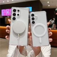 Étuis de téléphone portable magnétiques sans fil en TPU + acrylique, élégants et simples, pour REDMI NOTE 15PRO PLUS 5G/NOTE 15 PRO 4G
