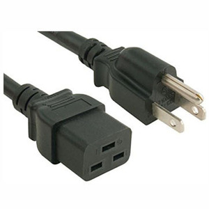 Cable de Alimentación CA Nema 5-15P a IEC C19 16A, Cable de Alta Resistencia SJTOW, Material PVC - Product Image 1