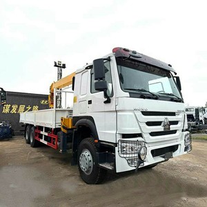 รถบรรทุกติดเครนไฮดรอลิก HOWO แบบบูมตรง 6x4 สำหรับงานก่อสร้าง - Product Image 5