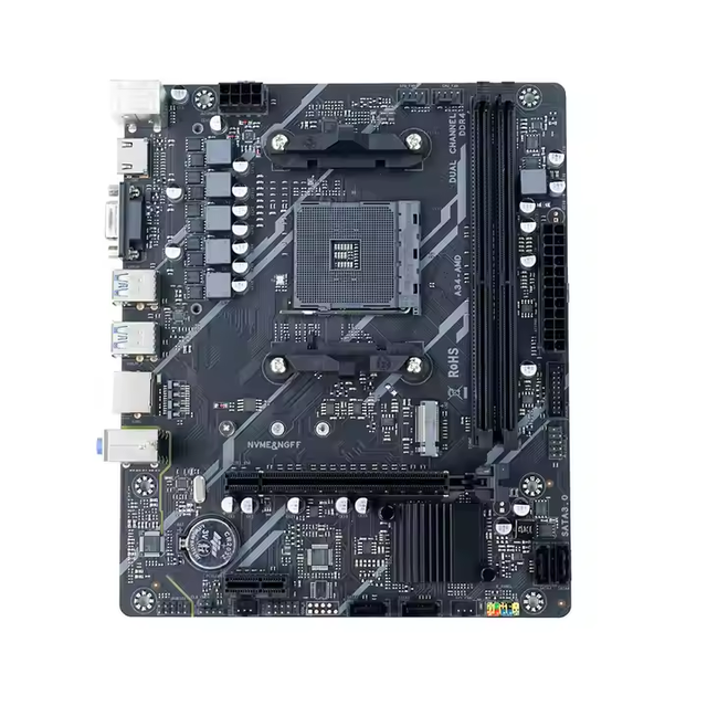 AMD B450 Gaming Motherboard with DDR4 AM4 Socket ATX Form Factor Support for Ry-zen Processor for Desktop Computer