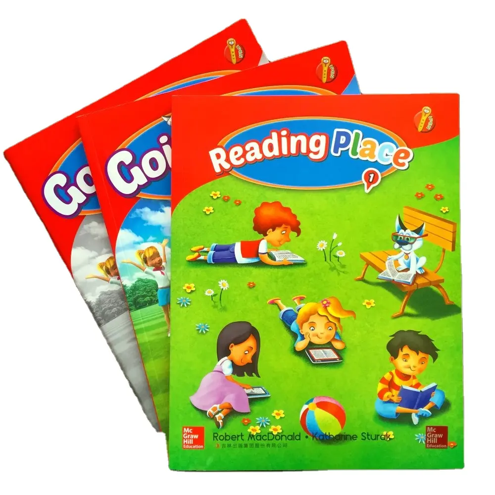 उच्च गुणवत्ता वाली कस्टम कलरिंग बच्चों की किताब सस्ती कीमत पर अंग्रेजी सीखने वाली वास्तविक छवि बनावट फैंसी पेपर
