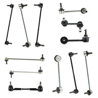Lien de stabilisation de suspension automobile, barre anti-oscillation OEM, bras de liaison supérieur anti-vibration Topshine NR-métal noir/argent, garantie 2 ans
