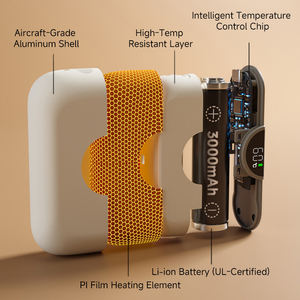 2 in 1 scaldamani ricaricabili Power Bank 6000mAh con riscaldamento a lunga durata scaldamani elettrici portatili con 3 impostazioni - Product Image 2