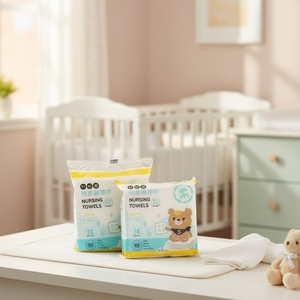 Lingettes en coton pour bébé fabriquées à Taïwan pour les acheteurs de produits de soin pour bébés, pour l'essuyage quotidien doux des nouveau-nés - Product Image 5