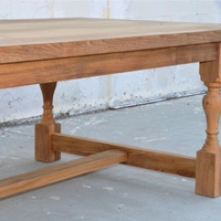 Meubles d'intérieur ou d'extérieur, table à manger carrée moderne en bois de luxe, couleur marron