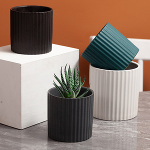 Conception personnalisée Vente en gros Mini pot de jardin pour plantes, Jardinière pour plantes succulentes avec plateau, Pots de fleurs Pot en céramique pour plantes - Product Image 3