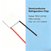 ANLING 10x10x3.6mm TEC1-12706 Module thermoélectrique Peltier TEC à semi-conducteurs, contrôle bidirectionnel de la température