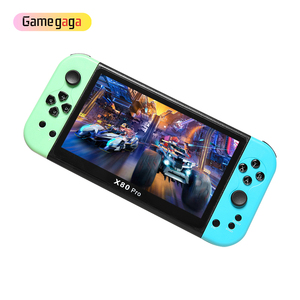 Console de jeu portable X X80 Pro, écran HD 7 pouces 1024*600, 16 Go intégrés, plus de 1000 jeux classiques, sortie TV HD, multifonctionnelle, portable - Product Image 6