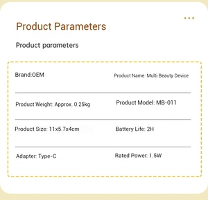 Masajeador reafirmante de elevación, masajeador de doble mentón y cuello, dispositivo de tonificación facial, instrumento de belleza para el cuello, masajeador Facial de fotones - Product Image 6