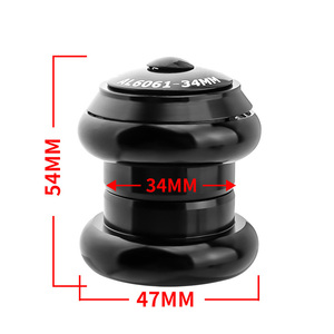 Casque <span class=keywords><strong>de</strong></span> vélo <span class=keywords><strong>de</strong></span> route MUQZI MTB, casque à roulements <span class=keywords><strong>de</strong></span> 34 mm, tube droit <span class=keywords><strong>de</strong></span> 28,6 mm, <span class=keywords><strong>fourche</strong></span> avant interne, filetage sans vis <span class=keywords><strong>de</strong></span> 1-1/8 pouces, casque CNC - Product Image 4