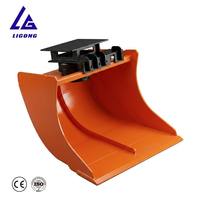 Godet rotatif de 1200 mm de largeur, 360° °   Godet de niveleuse rotative certifié CE ISO pour excavatrice, pour le creusement de fossés et le nivellement
