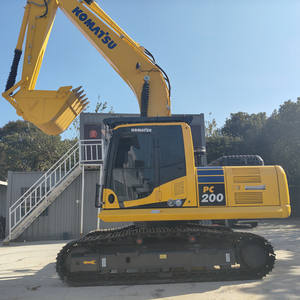Excavatrice sur chenilles Komatsu PC200-8 d'occasion, modèle 2016, haute efficacité, 20 tonnes, qualité d'origine japonaise, équipement de construction en stock - Product Image 4