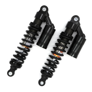 1 çift 12.5 inç 320mm evrensel motosiklet arka amortisörler süspansiyon kir bisiklet ATV Go Kart için yedek (siyah) - Product Image 1