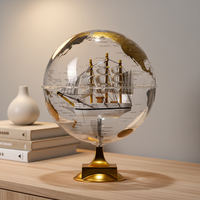 Wellfun Fabricant Lumière Chaude Monde Terre Globe Carte Globe Décoratif avec Bluetooth