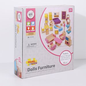 Luckykoo Children's Simulated Mini Dollhouse Bedroom and Living Room Scenes Small Furniture Role-playing and Educational Toys - Product Image 3