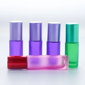 Small Mini Attar Perfume Filling Sample Bottle Roll on 3ml Glass Wholesale 1ml 2ml 1 Ml Eco Friendly Cosmetic Packaging 50 Pcs
