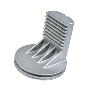 Pièces de radiateur en aluminium moulé sur mesure, accessoires de moto, service OEM, modèle YF avec anodisation naturelle et sablage - Product Image 2