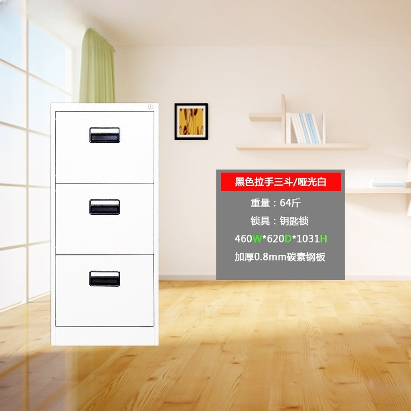 Poignées noires, finition blanc mat - ensemble de trois pièces