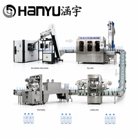 Machine de remplissage automatique de bouteilles en plastique PET avec commande PLC pour ligne de production d'eau