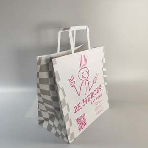 Sacs à provisions en papier de luxe KUAIMA avec poignée pour vêtements, bijoux et emballage écologique - Product Image 4