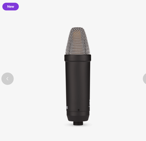 Micrófono de Condensador <span class=keywords><strong>Rode</strong></span> <span class=keywords><strong>NT1</strong></span> Signature Series con Cancelación de Ruido, Plug and Play, Soporte Antivibratorio SM6 y Filtro Pop para Grabación Vocal en Estudio - Product Image 3