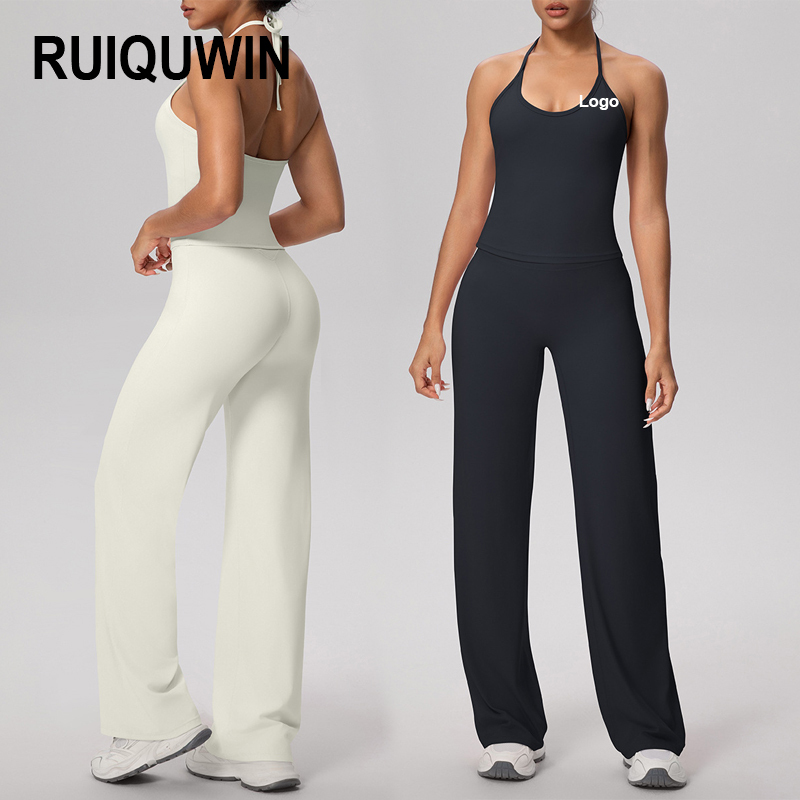 RUIQUWIN High Quality Women Active Wear Fitness Seamless Yoga Set Sports Vest Gym Wear Workout Sets For Women