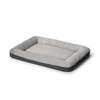 Coussin pour chien à faible hauteur avec rembourrage confortable, en fourrure de lapin super douce, matelas orthopédique pour chien, support personnalisé avec logo