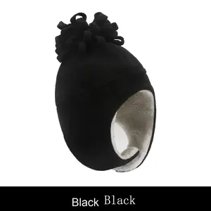 Inverno ragazzi ragazze in pile <span class=keywords><strong>Sherpa</strong></span> foderato per bambini paraorecchie cappello e guanti - Product Image 2