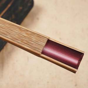 Abanico de Bambú que Cambia de Color con Diseño Portátil, Patrón de Arte Folclórico con Tema de Amor para Decoración Festiva de Año Nuevo, Regalos Empresariales, Envío Inmediato - Product Image 6