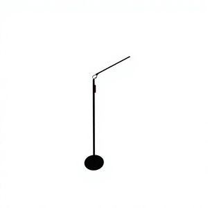 Minimalist Black Metal Floor Lamp LED Adjustable Height Touch Control Warm Black 3500K <b>Indoor</b> <b>Lighting</b> - Product Image 3