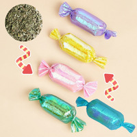 Nouveau Jouet en Peluche pour Chat Adorable en Forme de Bonbon avec Papier Froissé et Catnip – Vente en Gros
