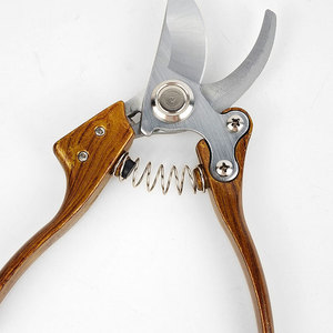 Nhà máy trực tiếp bán buôn vườn pruners-Tay cầm bằng gỗ sắc nét lưỡi thép không gỉ tiết kiệm lao động cắt tỉa kéo - Product Image 5